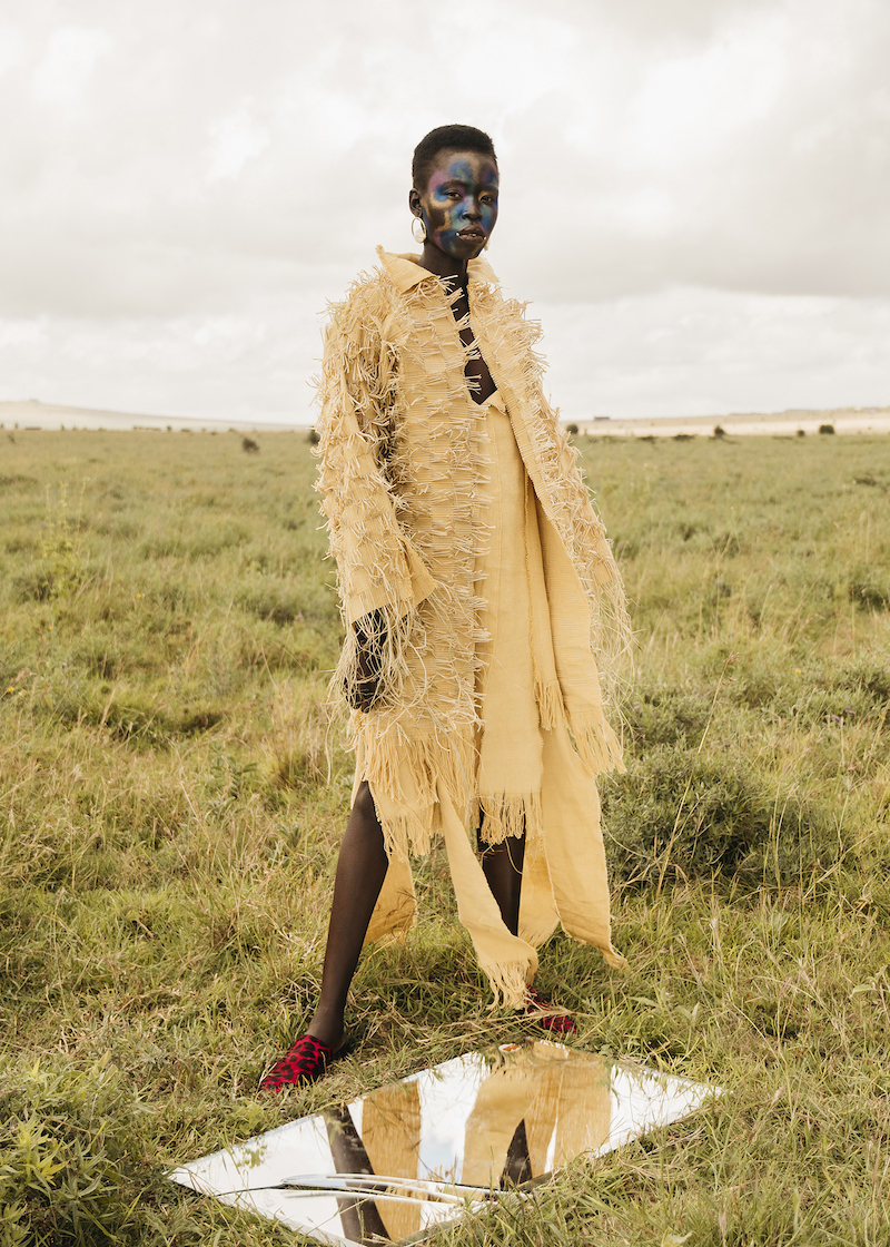 IAMISIGO, Chasing Evil collection, Kenya, Autumn/Winter 2020. Courtesy of IAMISIGO. (Photo: Maganga Mwagogo)